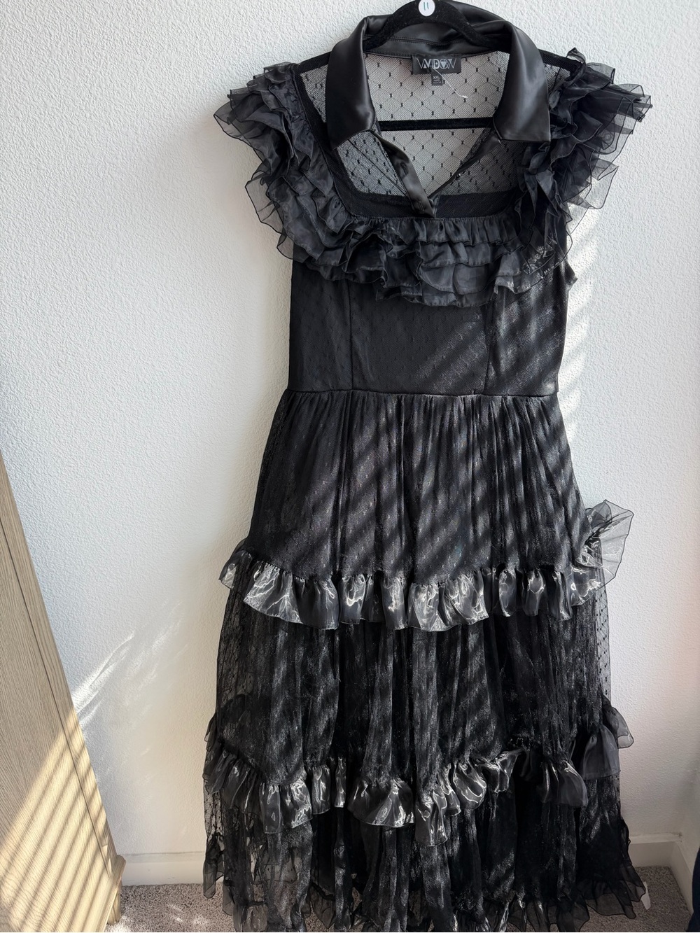 Dolls Kill Widow Celestial Eve Tiered Maxi Dress XXL Whimsygoth